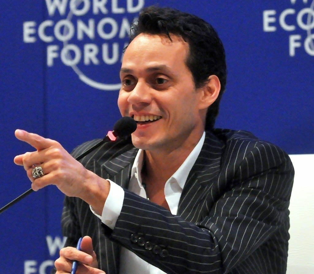 Marc Anthony en el 2010. Fuente: flcikr. Autor: World Economic Forum