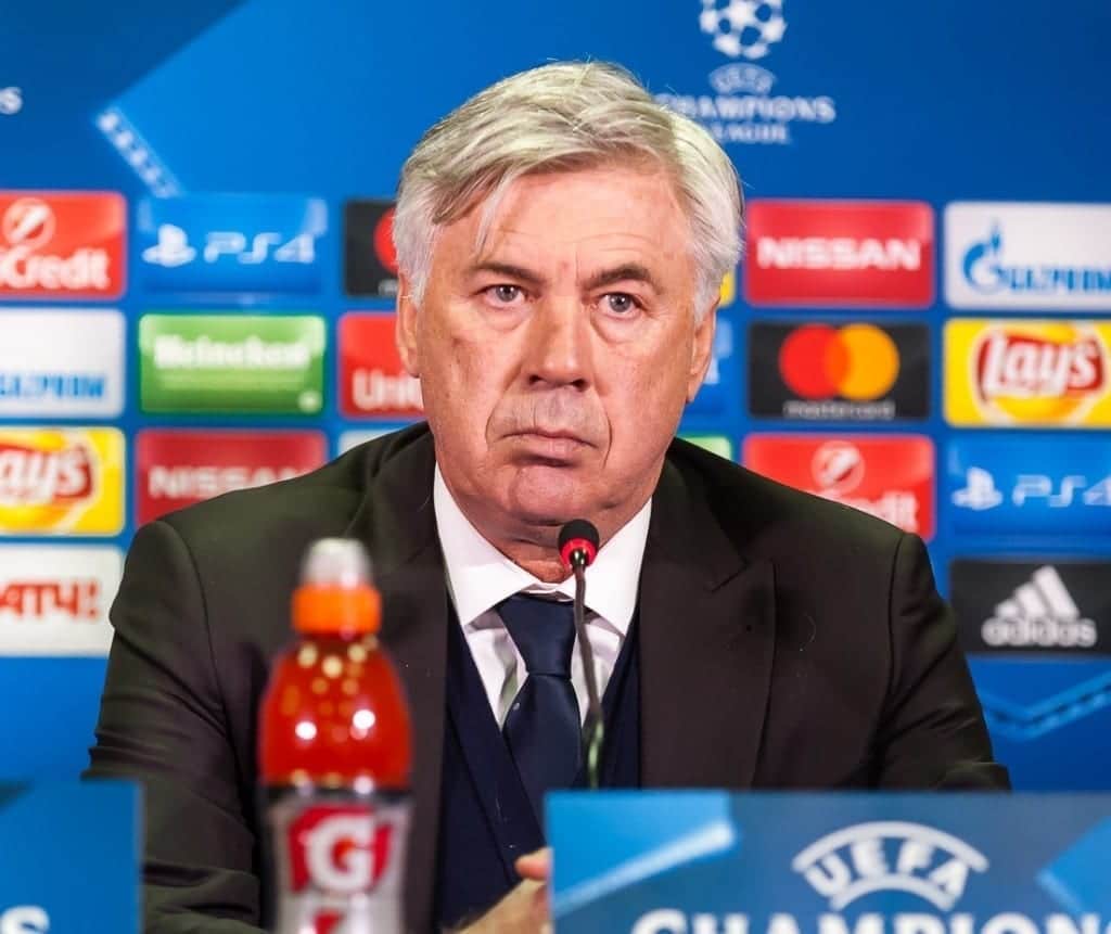 Carlo Ancelotti en el 2016. Fuente: soccer.ru. Autor: ???????? ????????