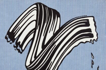 Roy Lichtenstein White Brushstroke I Executed in 1965 Oil and Magna on canvas