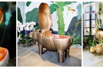 Eccentric Hippopotamus Bathroom Suite by François-Xavier Lalanne