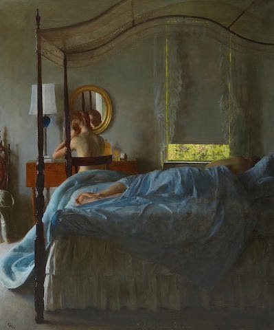 John Koch (1909-1978) Siesta oil on canvas Painted in 1962 Price realized: $596,075 (estimate: $40,000-60,000)