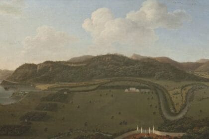 John Sanger, Taymouth Castle, and Estate including Loch Tay from the South, 104 x 200cm Estimate: £80,000 - 120,000