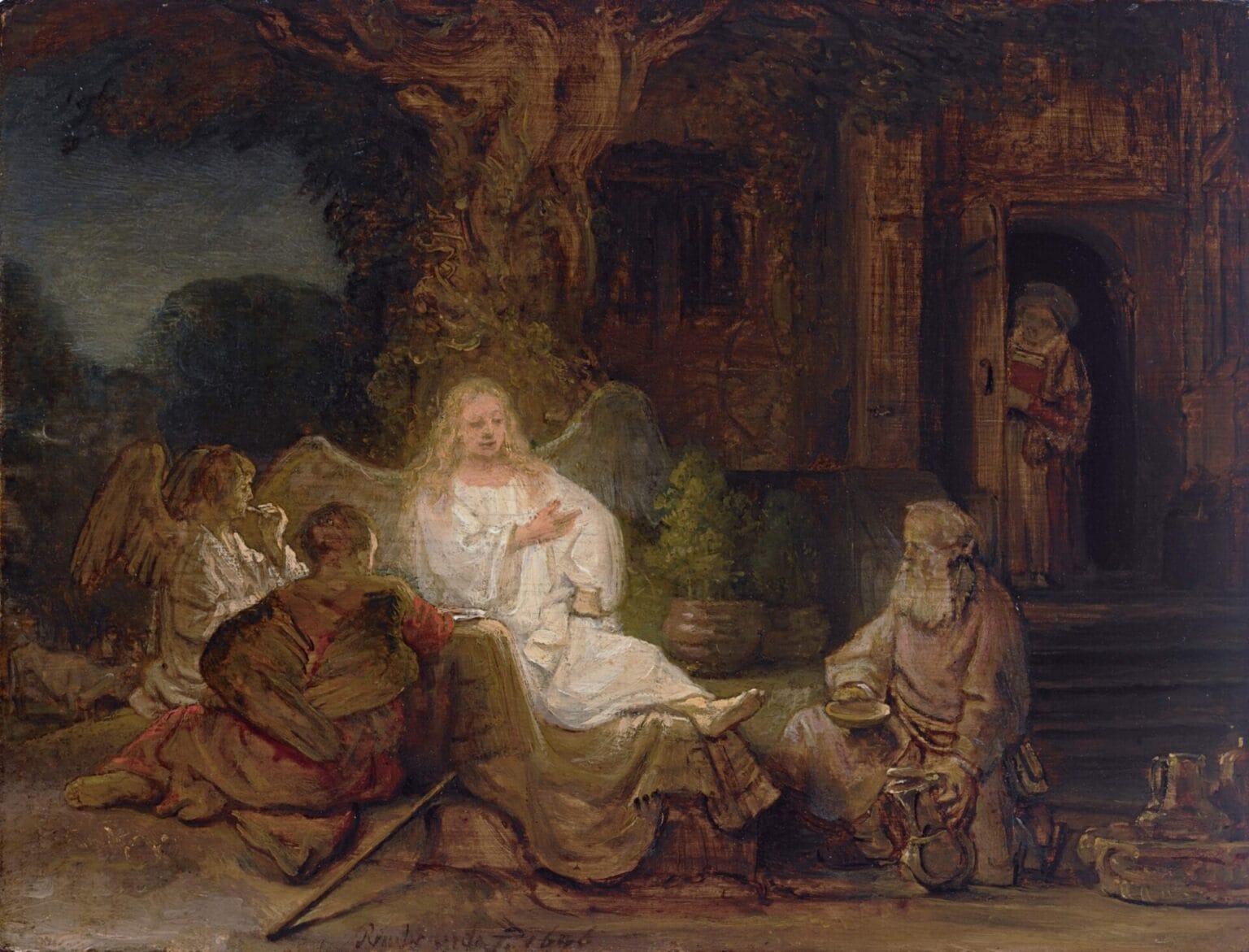 Rembrandt Biblical Scene