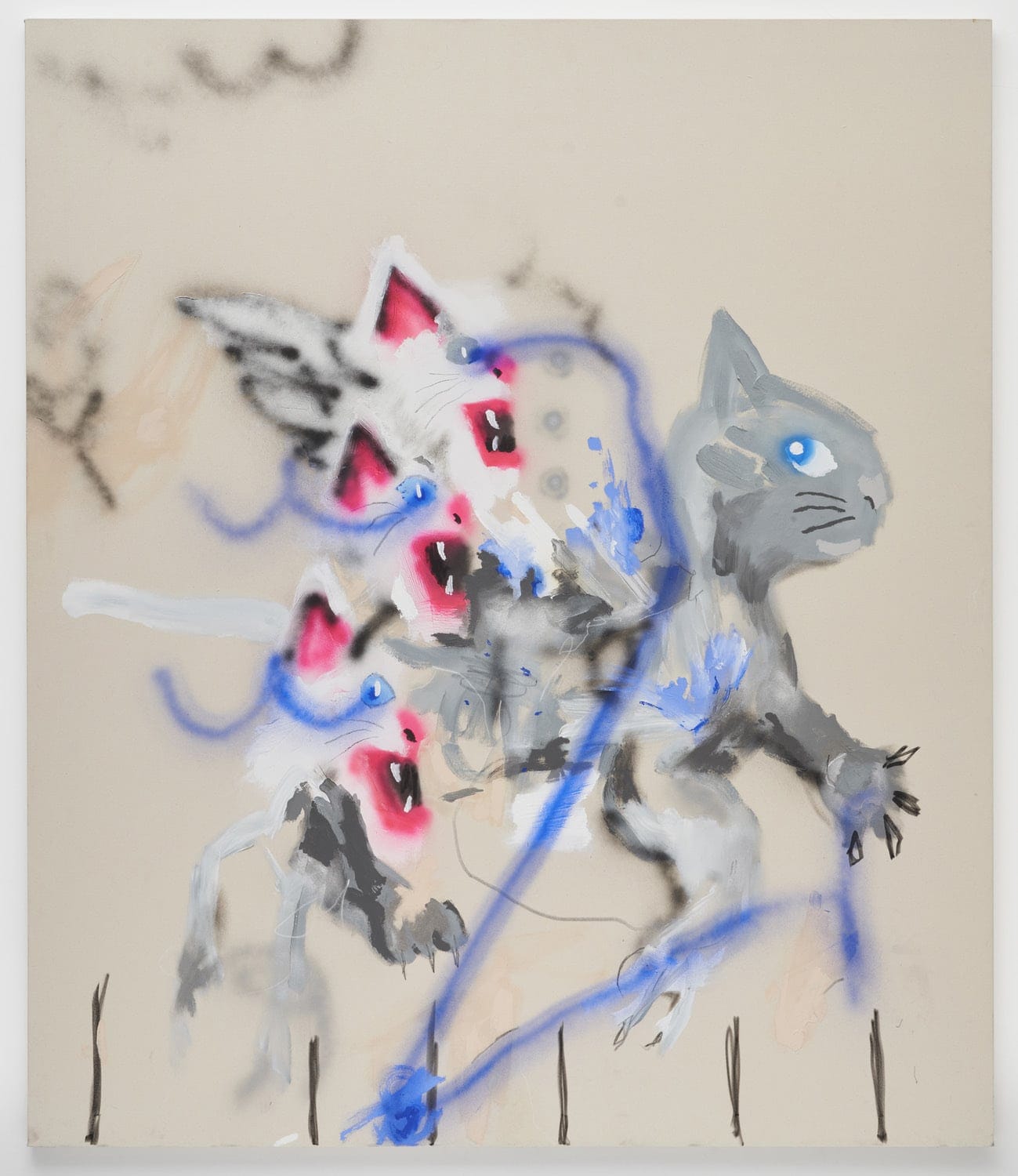 Robert Nava, Water Heart Cat, 2020 © Robert Nava, courtesy Pace Gallery