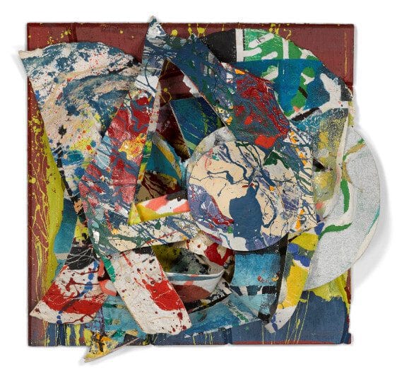 SAM GILLIAM, (B. 1933), Untitled, 1990 Estimate: $15,000- 20,000