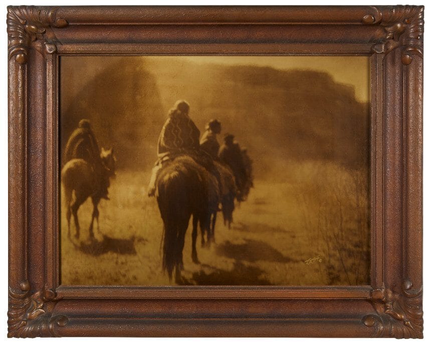 EDWARD S. CURTIS (1868-1952), The Vanishing Race, 1904 Price realized: $100,313 (estimate: $20,000-30,000)