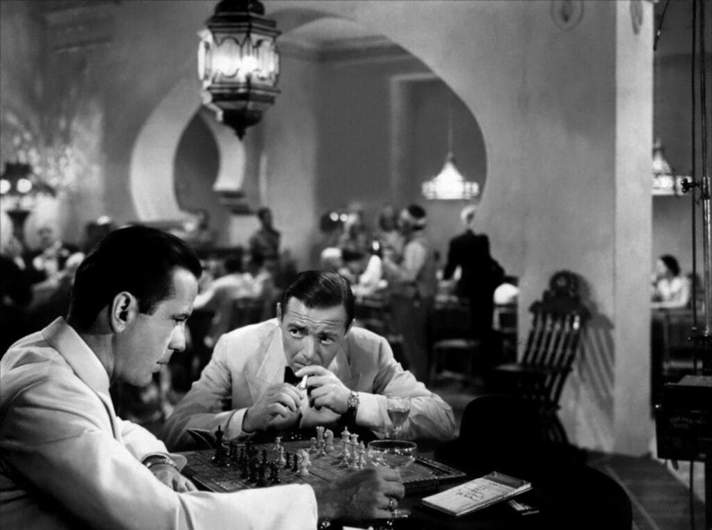 Casablanca (1942). Una película de Michael Curtiz con Humphrey Bogart e Ingrid Bergman