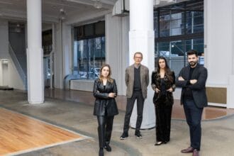 Talia Rosen, Arne Glimcher, Kathleen McDonnell, Oliver Shultz, Photo: 2022 © Luca Pioltelli, courtesy Pace Gallery