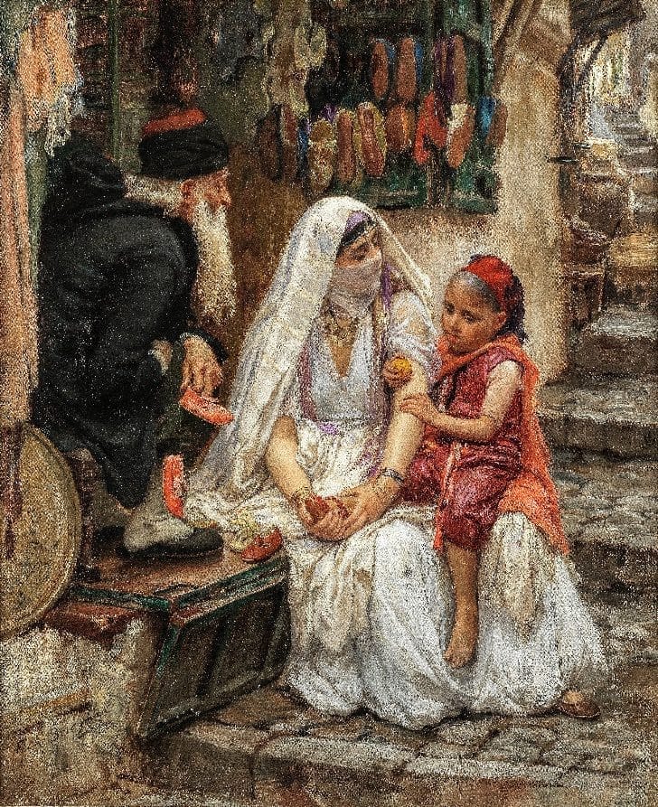 New Shoes, Algiers by Frederick Bridgman. Estimate: £100,000-150,000