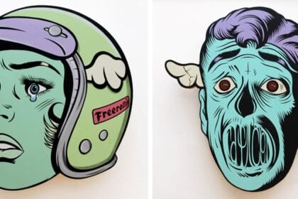 D*Face. “Undead Head No.3” and “Undead Head No.1”