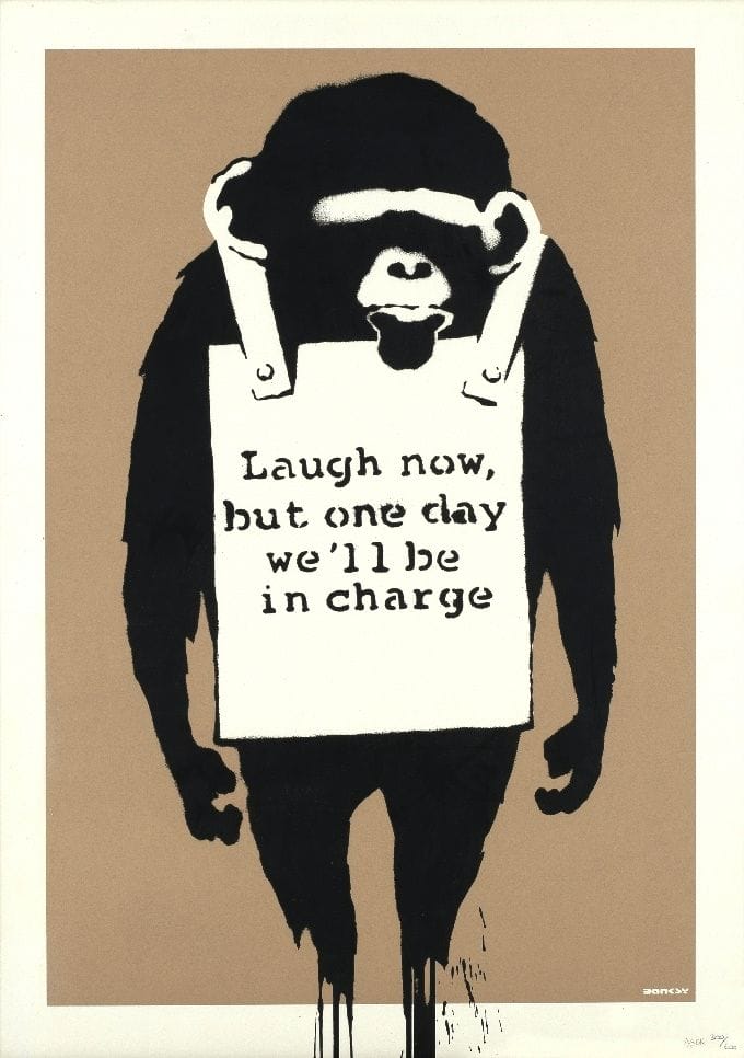 Banksy Laugh Now