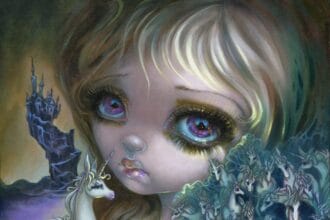 Jasmine Becket-Griffith_Lady Amalthea_Acrylic on masonite panel_16 x 12