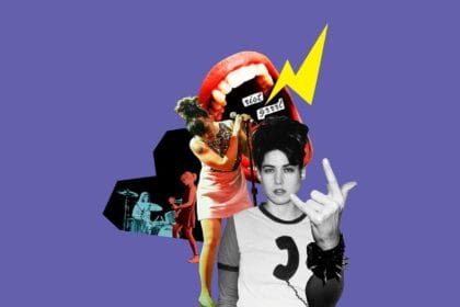 All About Women 2023 will feature the founding members of legendary punk rock band and riot grrrl pioneers Bikini Kill Illustration credit: Tanya Cooper, The Illustration Room