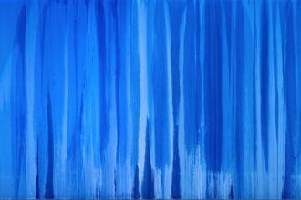 Pat Steir Blue River