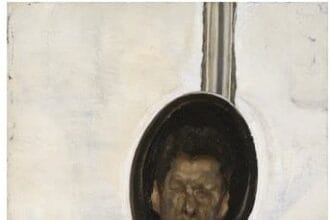 Lucian Freud, Interior with Hand Mirror