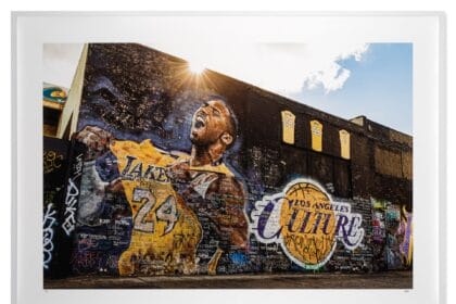 Photo by Greg Cohen of Los Angeles Kobe Mural by Jonas Never, Included in the Lot