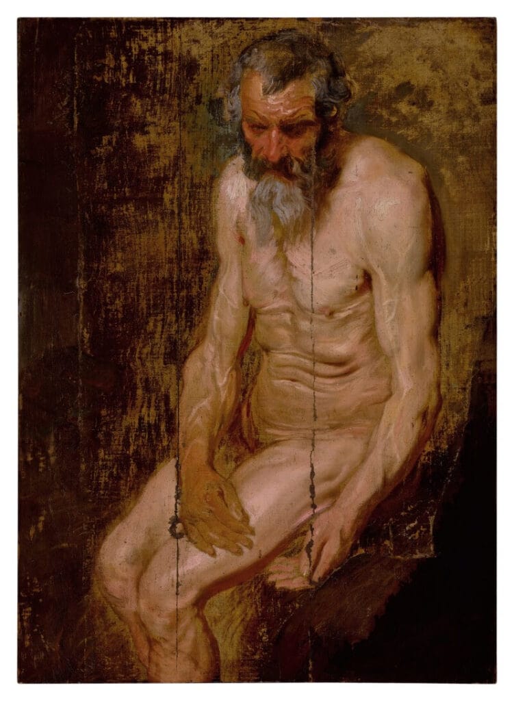 Sir Anthony van Dyck, A Study for Saint Jerome