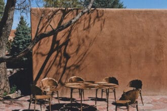 LOTS 24, 25, 26, & 27 CLAUDE LALANNE (1925-2019) Pair of 'Ginkgo' Chairs, 1999 Estimate: $300,000-500,000 CLAUDE LALANNE (1925-2019) Pair of 'Ginkgo' Chairs, 1999 Estimate: $300,000-500,000 CLAUDE LALANNE (1925-2019) Pair of 'Ginkgo' Chairs, 1999 Estimate: $300,000-500,000 CLAUDE LALANNE (1925-2019) ‘Ginkgo’ Dining Table, 1999 Estimate: $500,000-700,000 © David William Baum © 2023 Artist Rights Society (ARS), New York, NY/ ADAGP, Paris, France