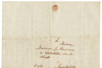 WOLFGANG AMADEUS MOZART (1756-1791), Autograph letter, signed, in German, (Vienna, shortly before 4 August 1782). Estimate: £300,000–500,000/€350,000-570,000