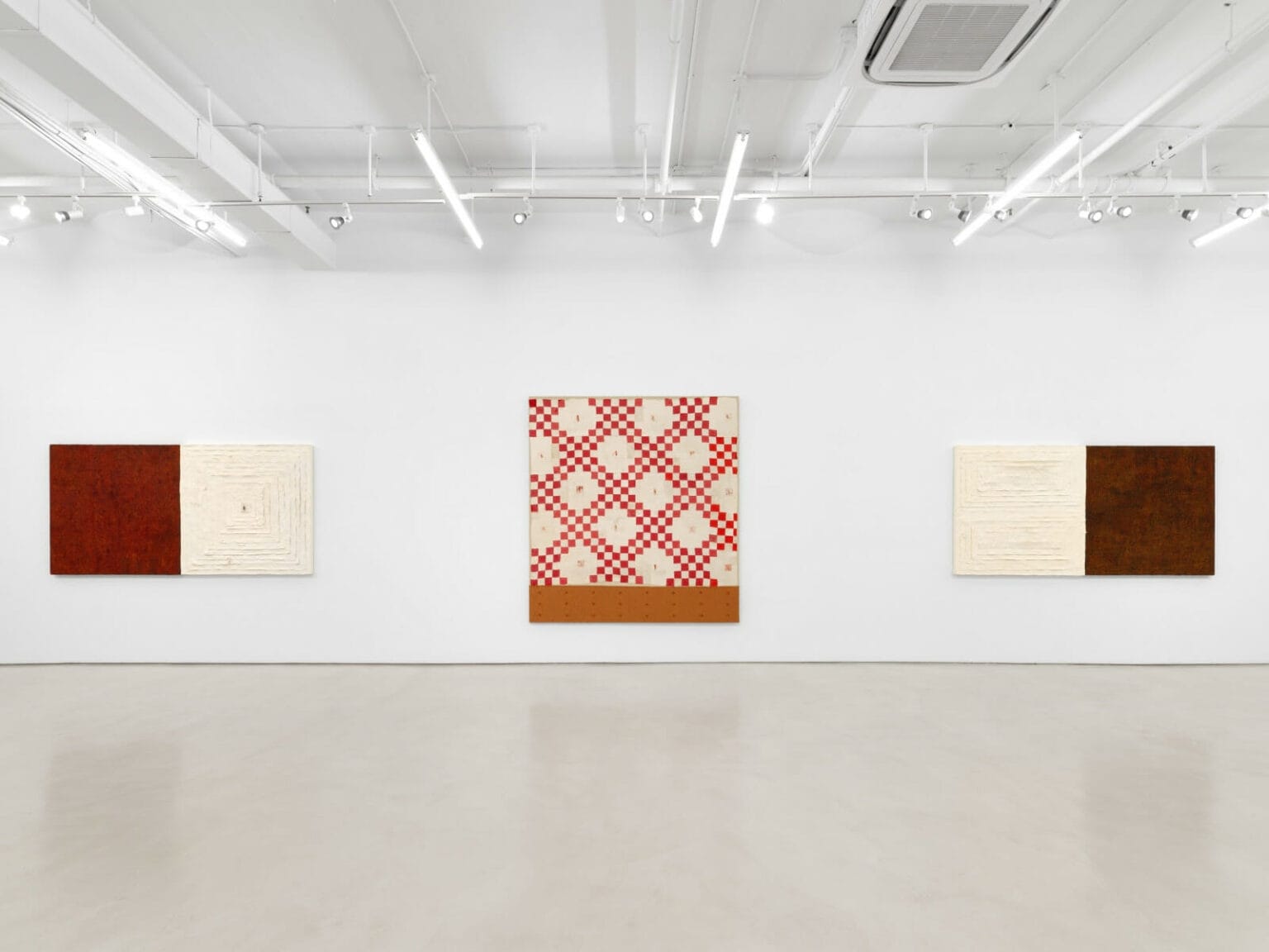 Installation view: Harmony Hammond: Accumulations, Alexander Gray Associates, New York, 2023