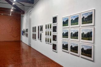 Installation view: Andy Goldsworthy: Retour sur un travail solitaire at the Musée Gassendi, Digne-les-Bains, France, 2023. Courtesy the artist.