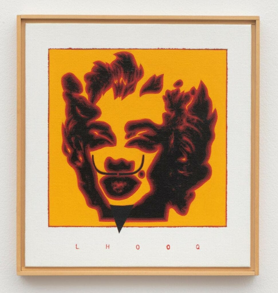 (RP-1169) Richard Pettibone, Andy Warhol, 'Marilyn', 1964, L. H. O. O. Q., 2003/2004

Oil and silkscreen on canvas

8 1/8 x 7 5/8 inches (20.6 x 19.4 centimeters)