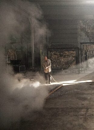 Anselm Kiefer photo by Waltraud Forelli
 