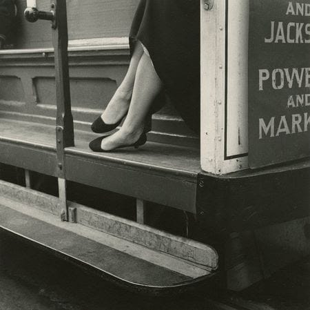 Dorothea Lange, Cable Car, San Francisco, 1956. Gelatin silver print; printed c.1956, 25.4 x 25.4 cm. © Dorothea Lange Archive, The Oakland Museum of Art