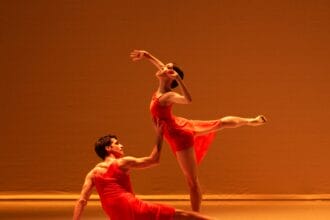 Álvaro Madrigal and Jimin Kim dancing 'Five Dances' by Arielle Smith. Photography by ASH