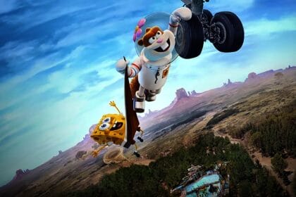 Saving Bikini Bottom: The Sandy Cheeks Movie" Animated movie on Netflix: Sandy Cheeks and SpongeBob to the rescue of the laboratory