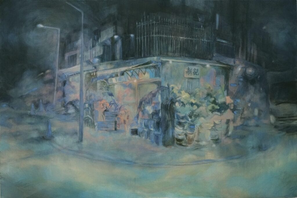 Seashore Campus, Lo Wai Ching, Rachel, Oil on canvas,
70 x 100 cm, 2024