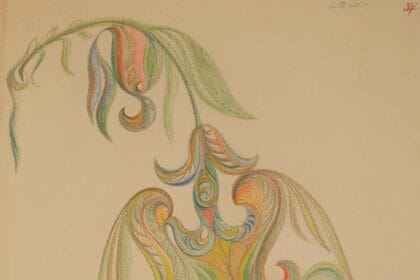 František Jaroslav Pecka, Untitled, 1921, Colored pencil and graphite on paper 20.5 x 14.5 inches, 52.1 x 36.8 cm, FJP 41