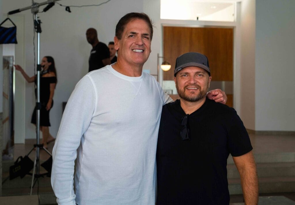 Mark Cuban and Michal Siewierski 